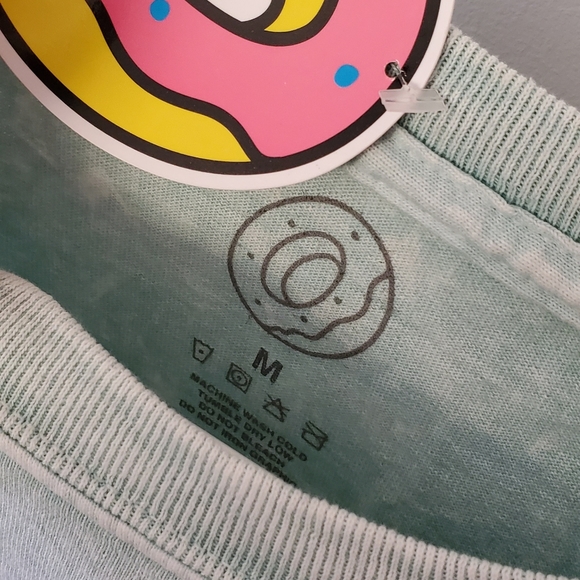 Odd Future Embroidered Mint Blue T-Shirt - Picture 4 of 5